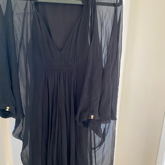 DVF Fleurette Dress in black - Picture 4 of 5